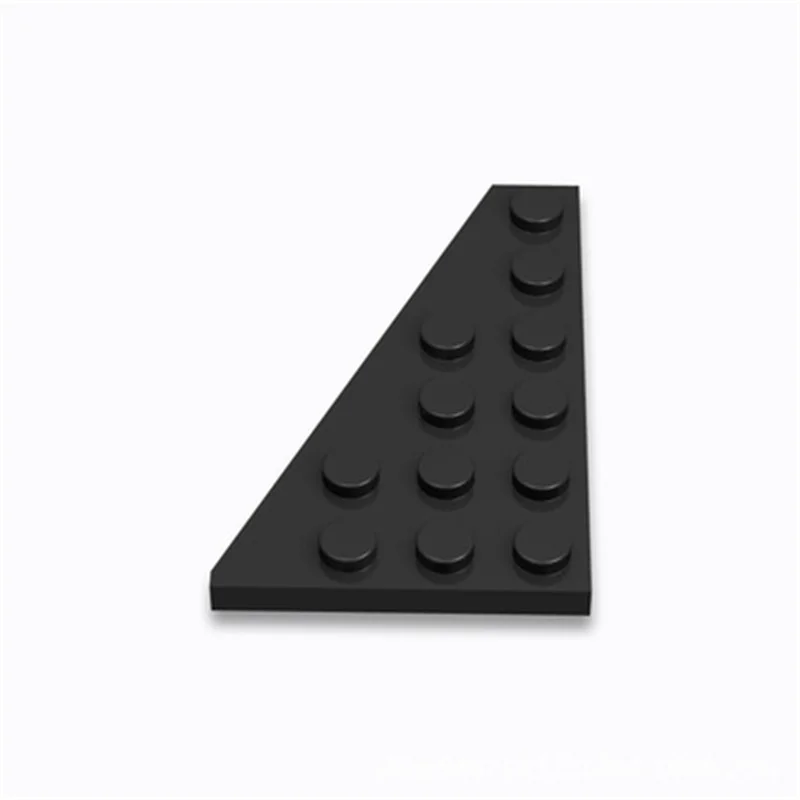

50g/24PCS 48208 4x6 Wedge Left Plate Building Blocks Moc Classic Compatible with Brick Toys Children Gift Box