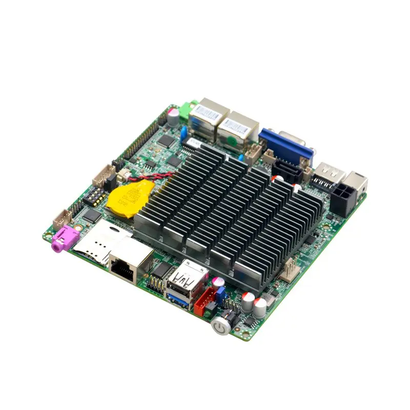 Imagem -04 - Itx Motherboards J1900 Cpu Fanless Mini pc Motherboard Lvds 12v Usb3.0 Tamanho 12cm Nano