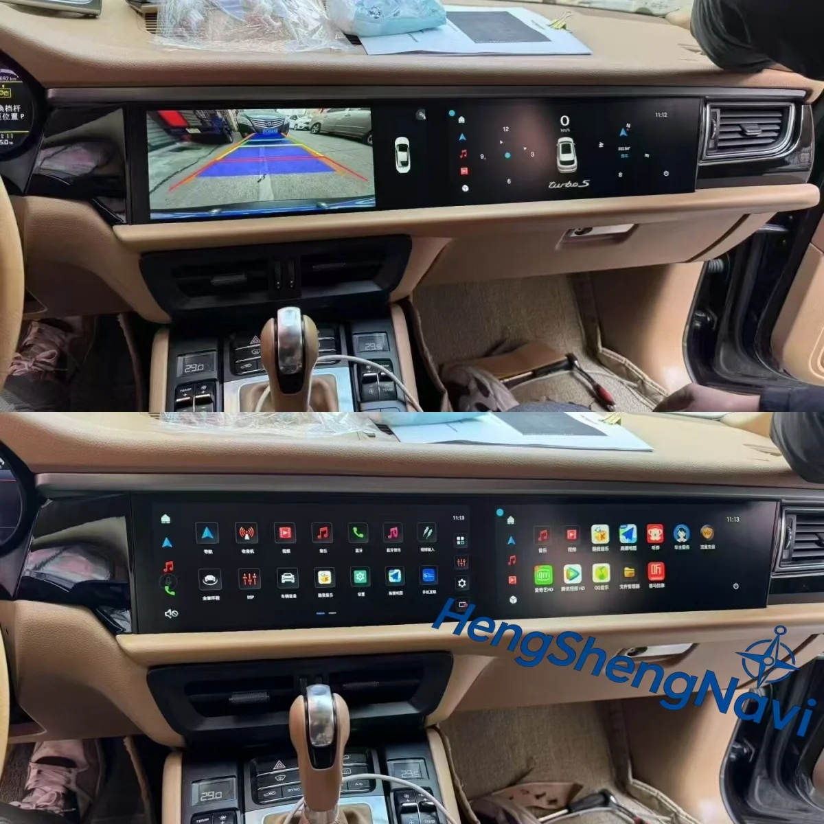 2026 Upgraded For Porsche Macan 2011-2017 Dual Screen Android Multimedia Player Car Radio GPS Carplay Multimedia Player