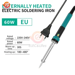 New Adjustable Temperature Electric Soldering Iron 220V 110V 60W Welding Solder Rework Station Heat Pencil Tips Repair Tools