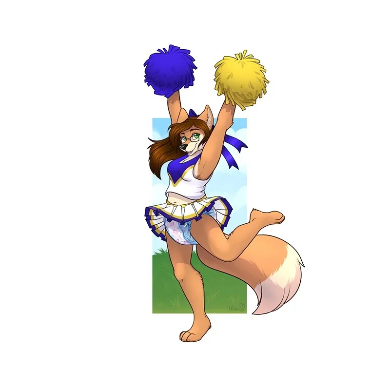 Femboy Hooters فروي الكرتون ملصقات السيارات الفينيل مقاوم للماء الكتابة على الجدران الشارات انسداد خدش دراجة نارية تخييم الشارات #6