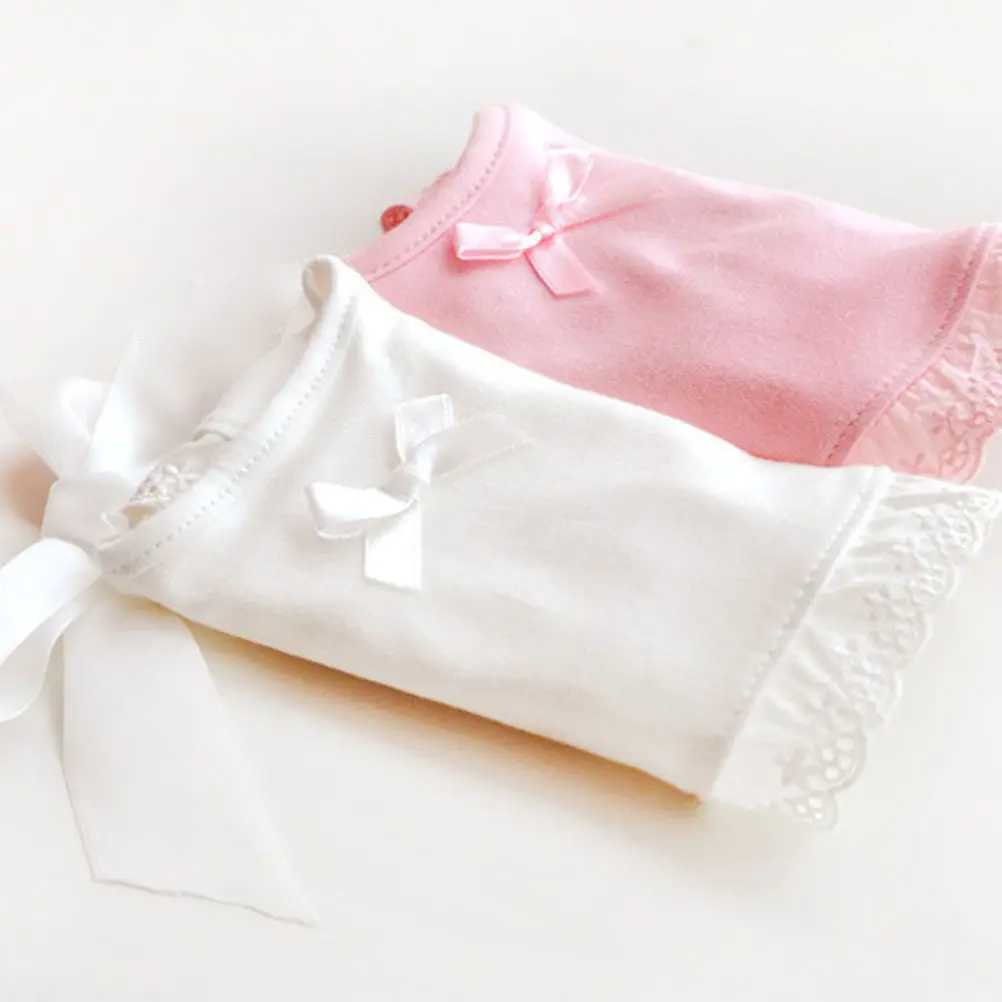 

Baby Bib Lace Waterproof Soft Cotton Dining Towel White Newborn Infant Drool Bib Comfortable Skin-Friendly Classic Pattern