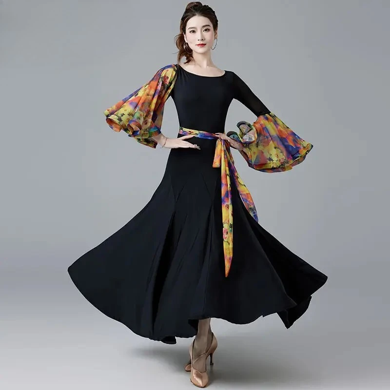 

Modern Dance Dress New Professional Waltz National Standard Dance Friendship Dance Dress Big Swing Dress Practice Clothing