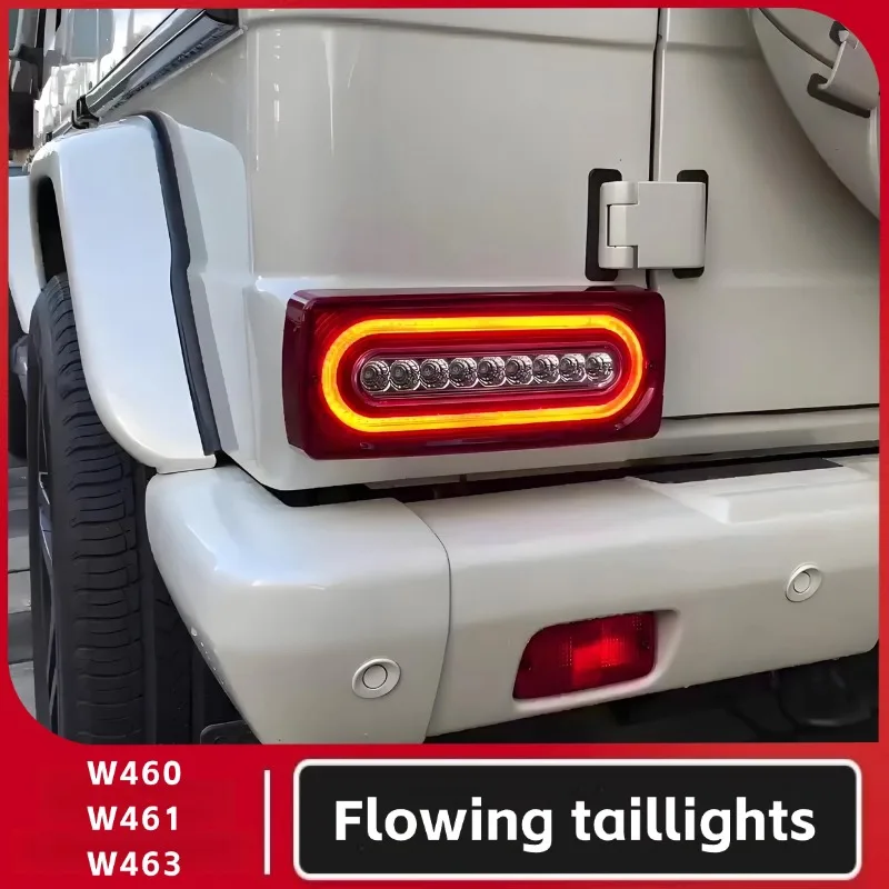 Sequential Led Tail Light Assembly New Upgrade For Mercedes Benz G-Class W463 G350 G500 G55 G63 G65 Red/Smoked Rear Lamp Parts