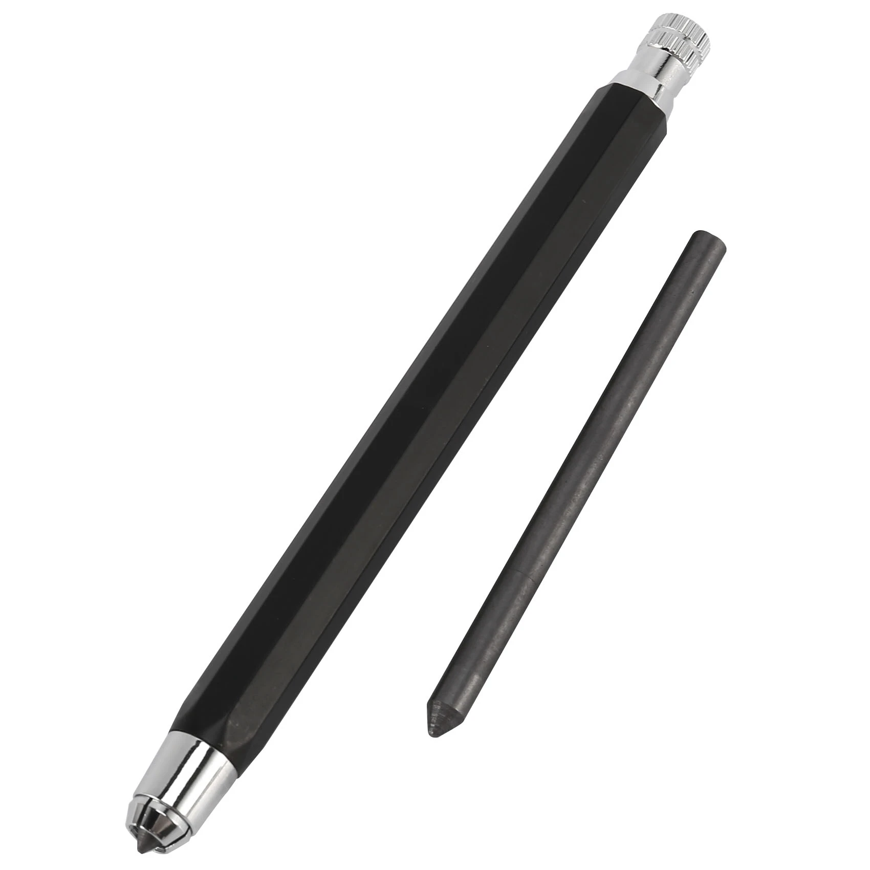 1 Set 5.6Mm Metal Lead Holder Automatic Mechanical  Pencil For Drawing Shading Crafting Art Sketching