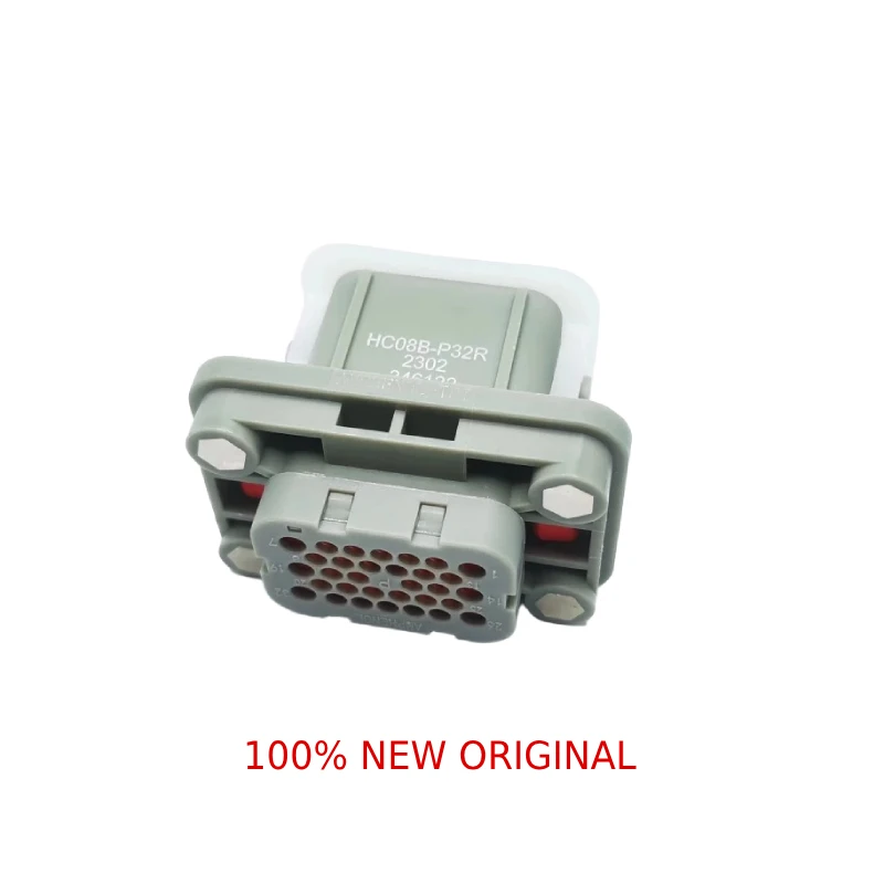 Carcaça de plástico Amphenol HC08B-P32R Terminal Blanking Plug Conector Carcaça de plástico - Original genuíno