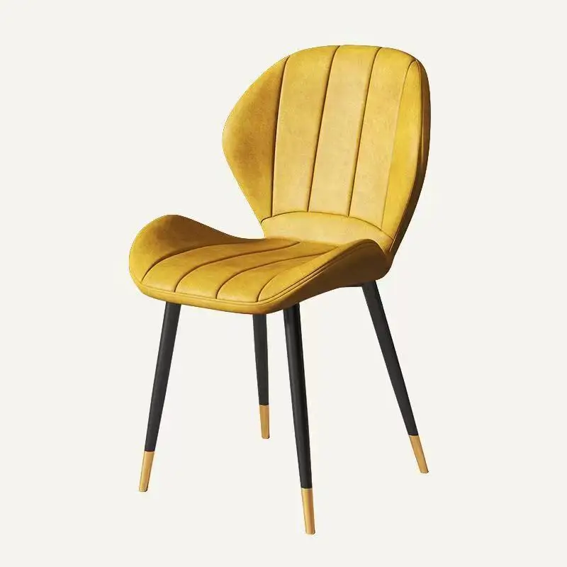 Modern Dining Chair Minimalist Backrest Chair Upholstered Chair Nordic Light Luxury Makeup Chair Bedroom Dining Room Chair