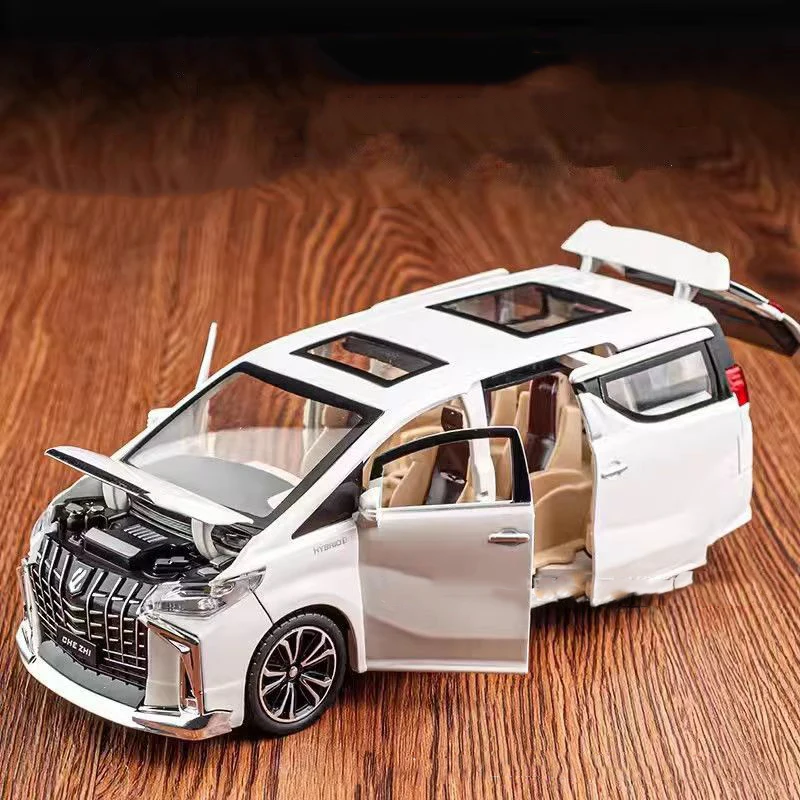 Six Doors Open Alloy Car Model Diecast & Toy Metal Vehicles Model Collection Sound And Light High Simulation Kids Toy Gift