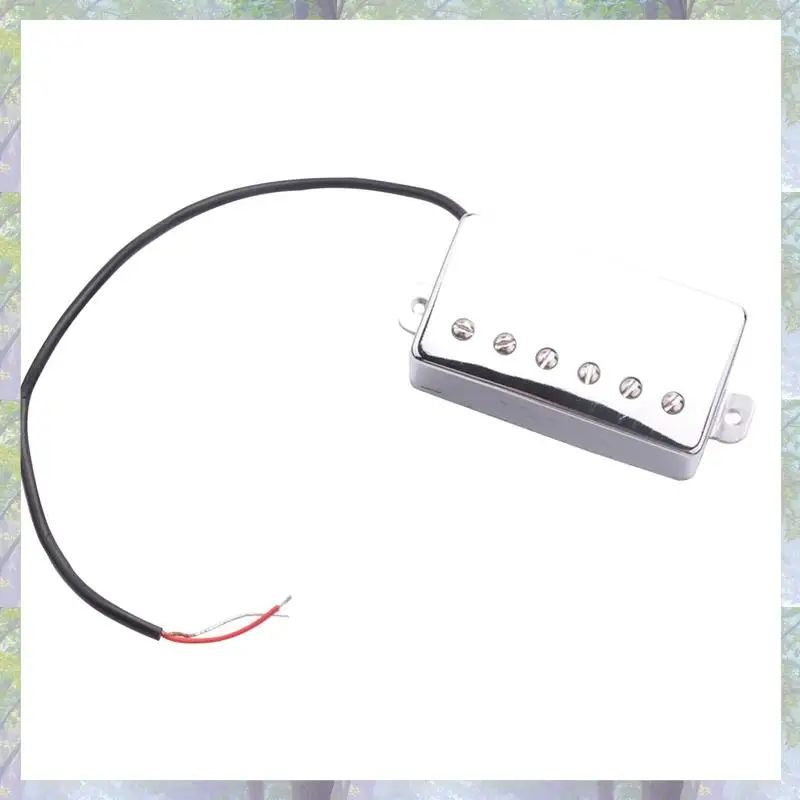 

Set Of 4 Electric Guitar Humbucker Pickup Neck Bridge Pickups For LP Guitar Accessories Chrome