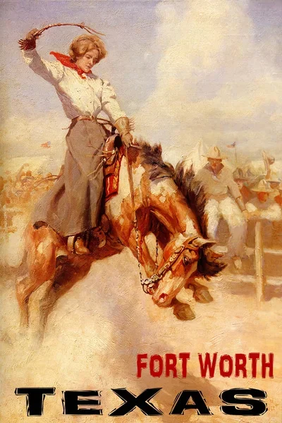 Новый Винтажный плакат, новый металлический плакат, ковбой форт Ворт Техас, винтажный металлический жестяной знак 8x12 дюймов, ретро искусство, домашняя ванная комната