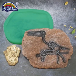 Pterosaur Fossils Silicone Mould DIY Handmade Crafts Making Home Decoration Tools Handpainted Gypsum Ceramic Baking Epoxy Mold