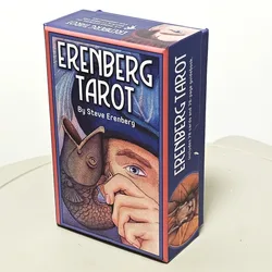 Erenberg Tarot Deck 78 szt. Kart ogniska na kluczu Aspekty kart i oświetlenia życiowych elementów i koncepcji 12 * 7 cm