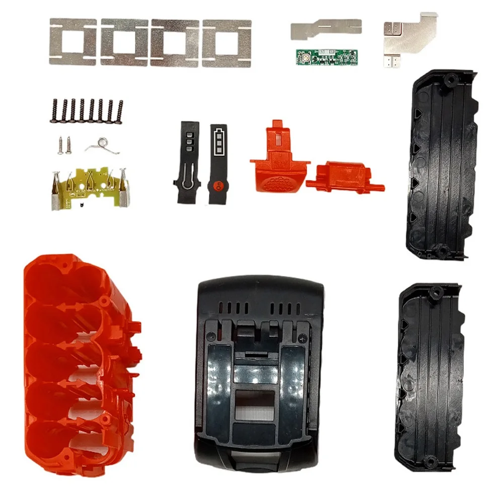 BAT618 Batteria Custodia in plastica PCB Board Indicatore LED per 18V BAT610 BAT609G Scheda di protezione di ricarica Batterie per utensili elettrici
