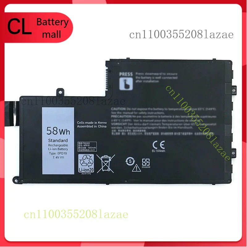

Аккумулятор OPD19 0PD19 для Dell Inspiron 14 5442 5443 5445 5447 5457 15 5542 TRHFF