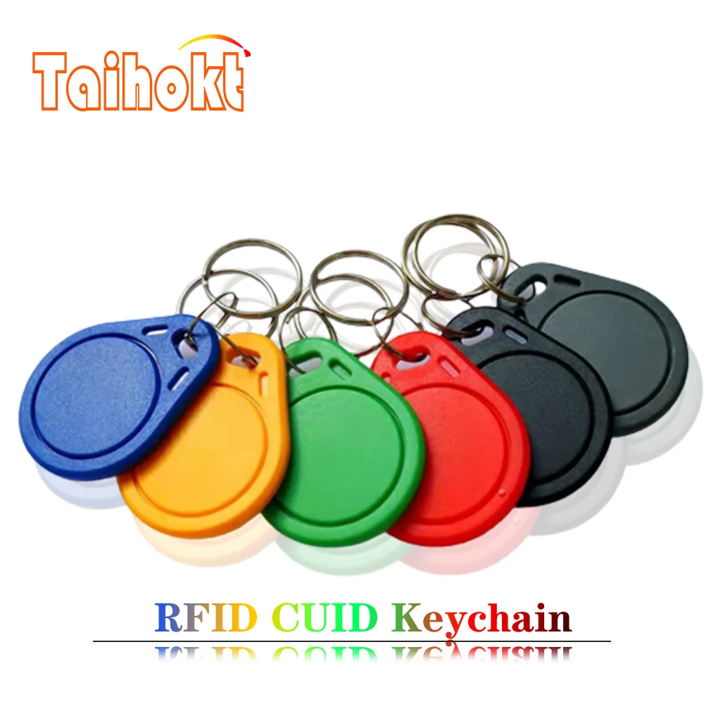 

5/10 CUID Rewritable Smart Key Fob 13.56Mhz Copier Clone Chip Card Gen2 Changeable S50 1K Programmer Tag ISO14443 Write Token