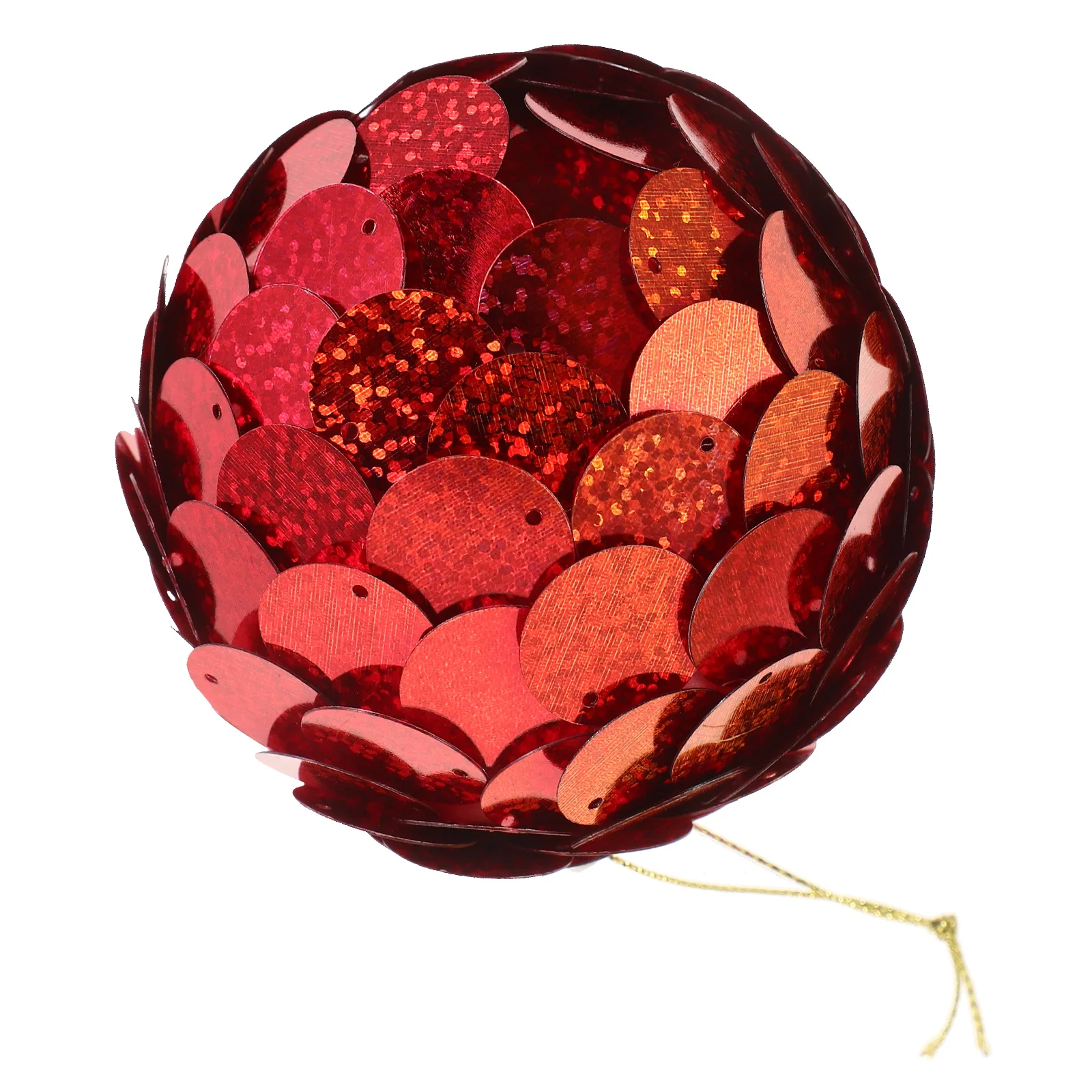

Decorative Hanging Ball Elegant Ornaments Decorate Red Plastic Pendants Holiday Decorations