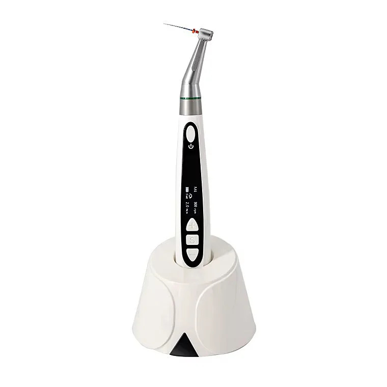 China Supply LED Dental Endomotor for Root Canal Preparation 16:1 Reduction Contra Angle Wireless Electric Power Source