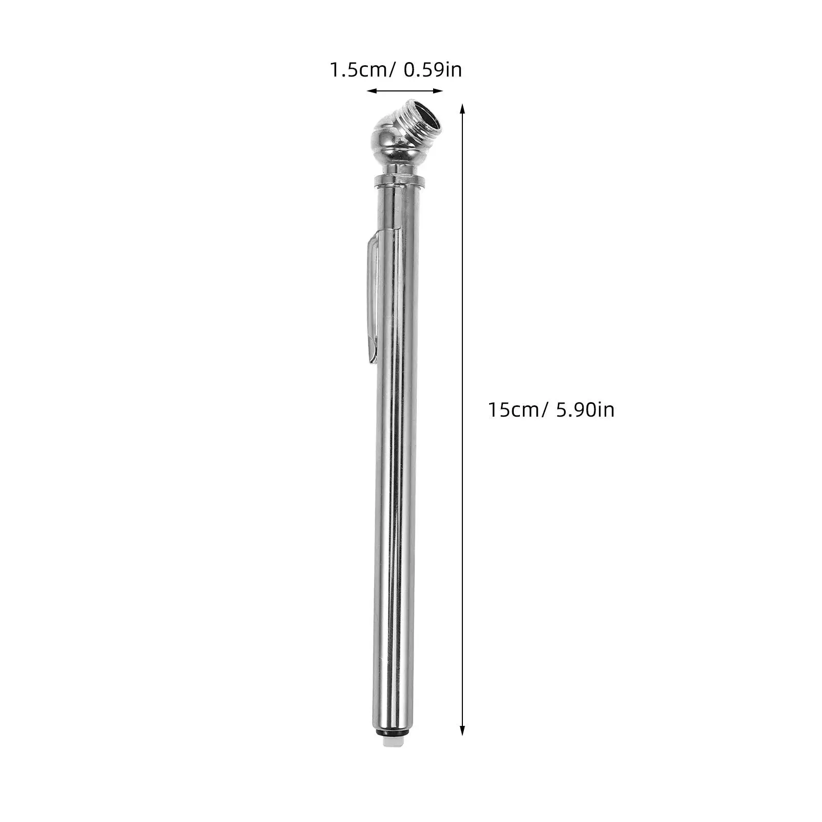 Portable Mini Pencil Tire Pressure Gauge Pen Style Stainless Steel High Accuracy Tire Pressure Reader for Cars Motorcycles