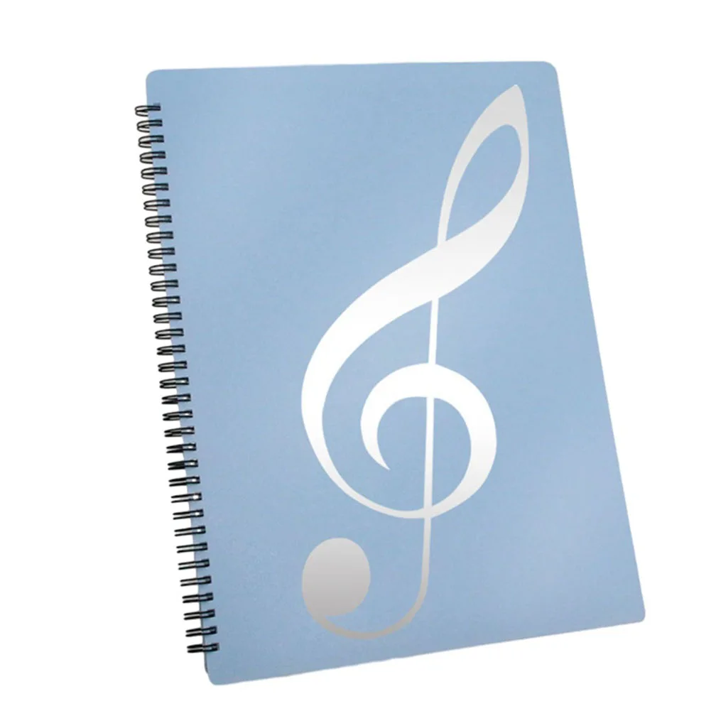 Music For Score Folder for A4 For Pages Flexible ABS Design with Transparent Film for Quick Page Turning and Water Protection