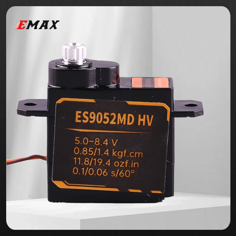 

EMAX ES9052MD HV Универсальный высоковольтный цифровой сервопривод с металлической шестерней для радиоуправляемой модели самолета/вертолета