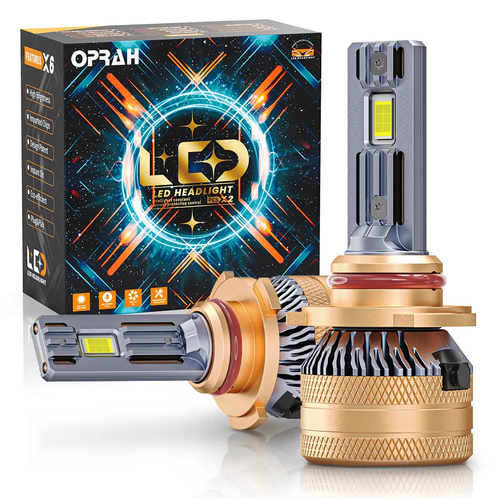 

Oprah Canbus H7 LED 120W 60000LM Headlights 6000K H1 H4 H11 9005 9006 HB3 HB4 High Power Car Headlight Conversion Kit Pack of 2