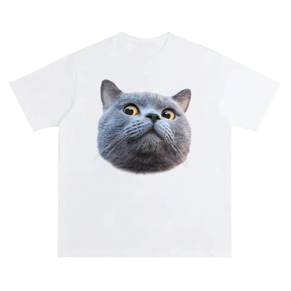 Women Y2k Style Clothes Women Kawaii Tee House Pet Printed Streetwear Cute Cat Graphic Tee Free Clothing Clearance Aesthetic Tee