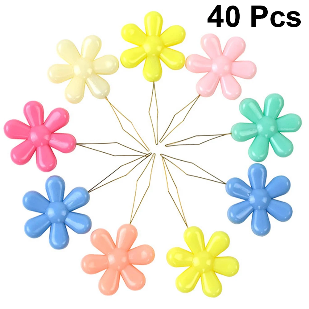 

40Pcs Threader for Needle Copper Loop Plum Blossom Style Sewing Aid for Hand Machine Needles Art Craft DIY Projects