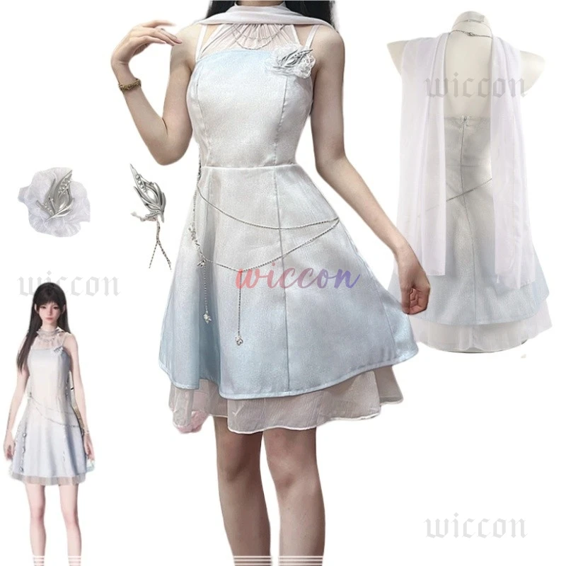 

Game Love and Deepspace Heroine Zayne Xavier Rafayel Miss Hunter Cosplay Costume Wig SlimA-Line Gown Dress Woman Sexy Suit