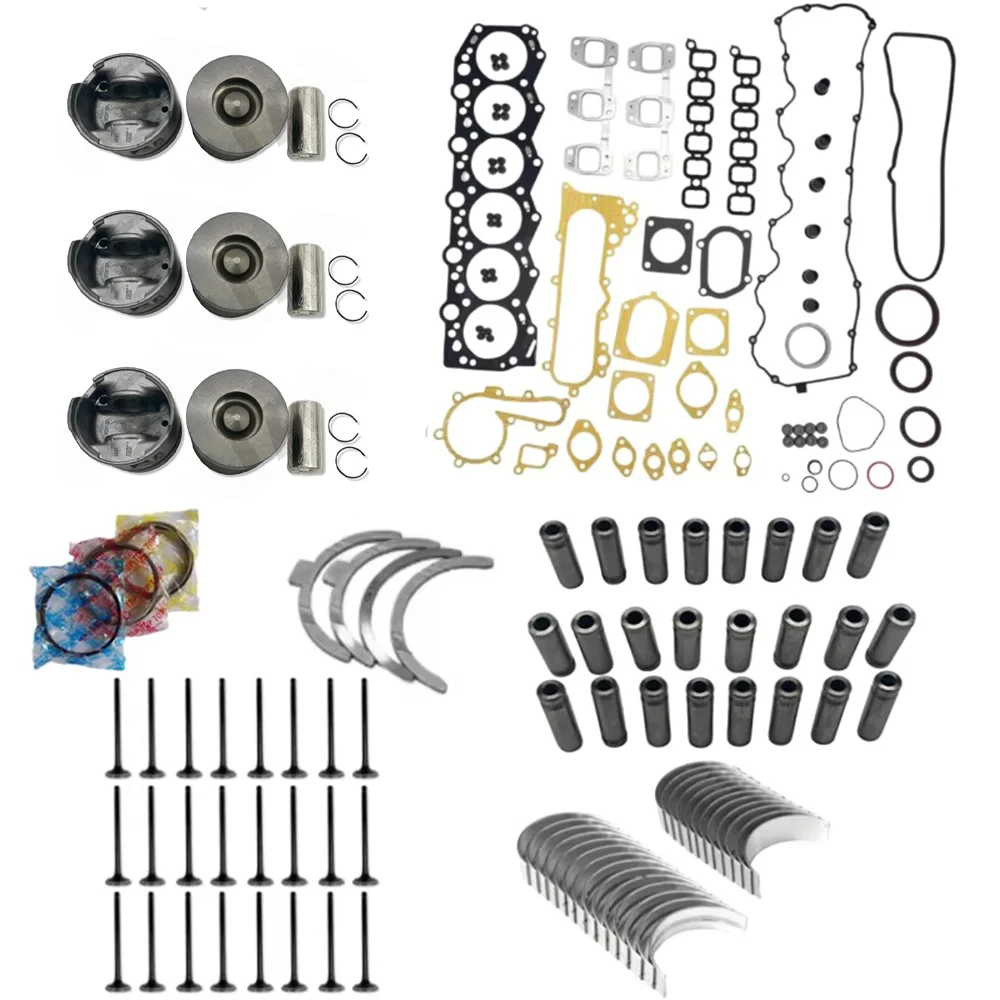 1HD Engine Rebuilding Kits For TOYOTA COASTER LAND CRUISER HDJ80 HDB30 HZB50 HZB36 4.2L 4.2 L T L6 Diesel 1998-2008 11122-54020