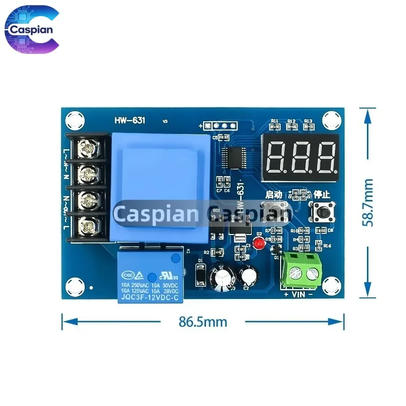NEW XH-M602 digital control battery lithium battery charging control module Battery charge control switch Protection board