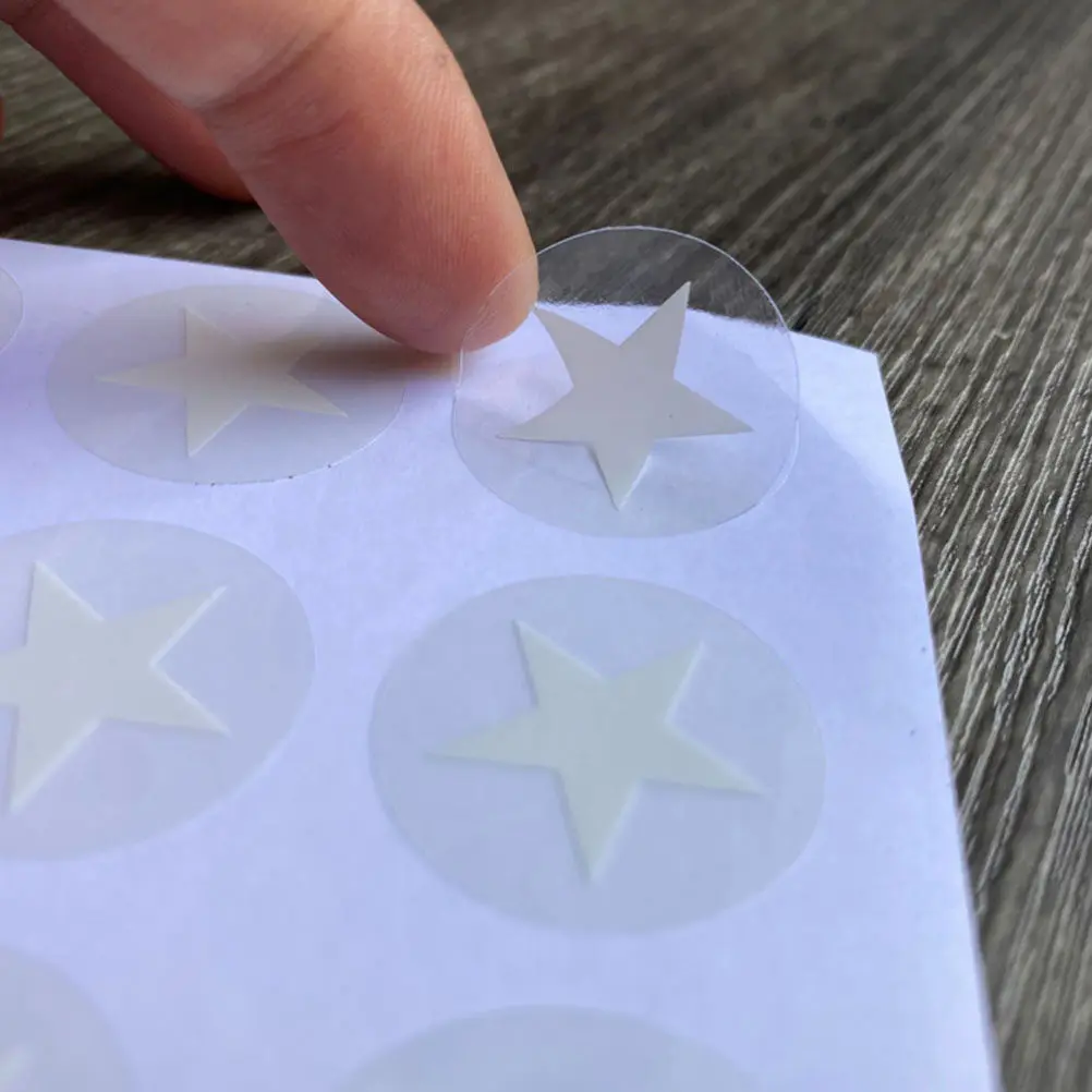 

20 Sheets Star Stickers Sports Decals for Football Baseball Soccer Hockey Helmets Award Motivation Decor Removable