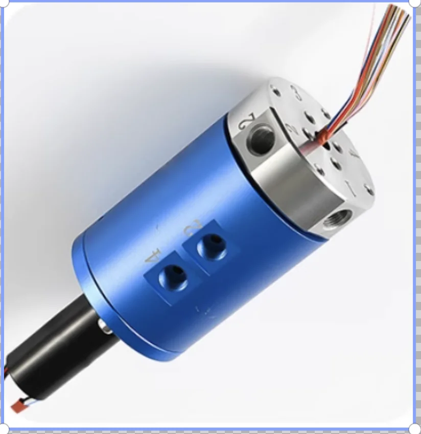 

Газо-электрическое комбинированное контактное кольцо 2–24 канала 2–36 токовых/сигнальных контактов, вращение на 360 градусов, низкий крутящий момент, встроенное газоэлектрическое кольцо