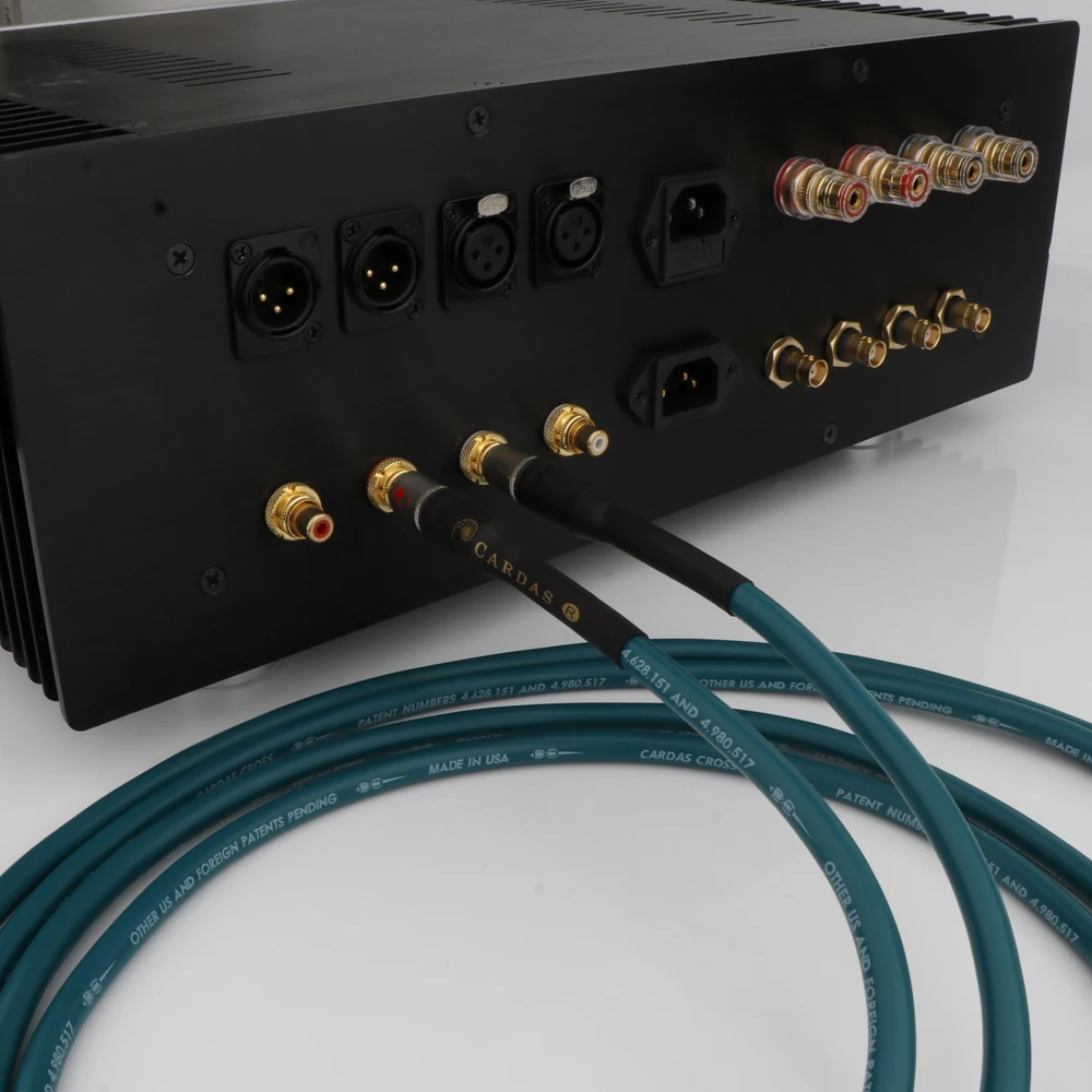 Hifi Cardas Gold-Plate Xlr Gebalanceerde Vrouwelijke Stekker Audio Kabel Cardas Kruis Audio Versterker Cd Dvd-Speler Rca Interconnect Kabel