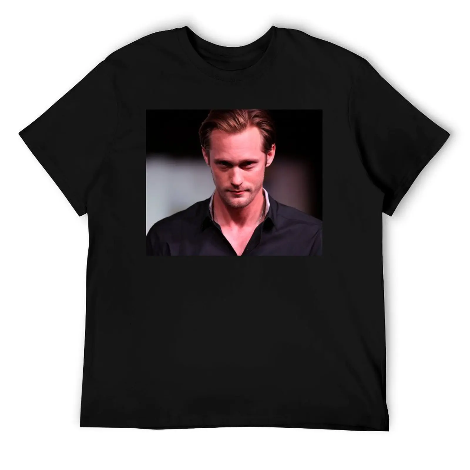 

Alexander Skarsgard 2 T-Shirt t shirt personalised t shirt man cotton t shirts for man slim fit T-Shirt