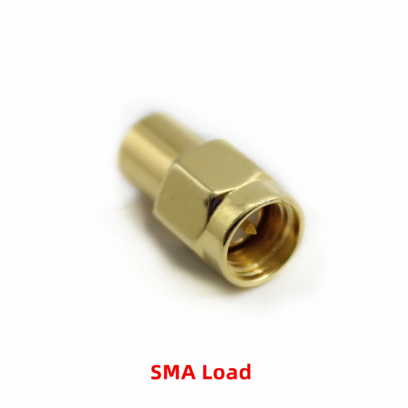 Banhado a ouro SMA Load Calibration Device, SMA Opener, mais curto SMA Opener, 6GHz 50 Ohm, 1/3 Pcs