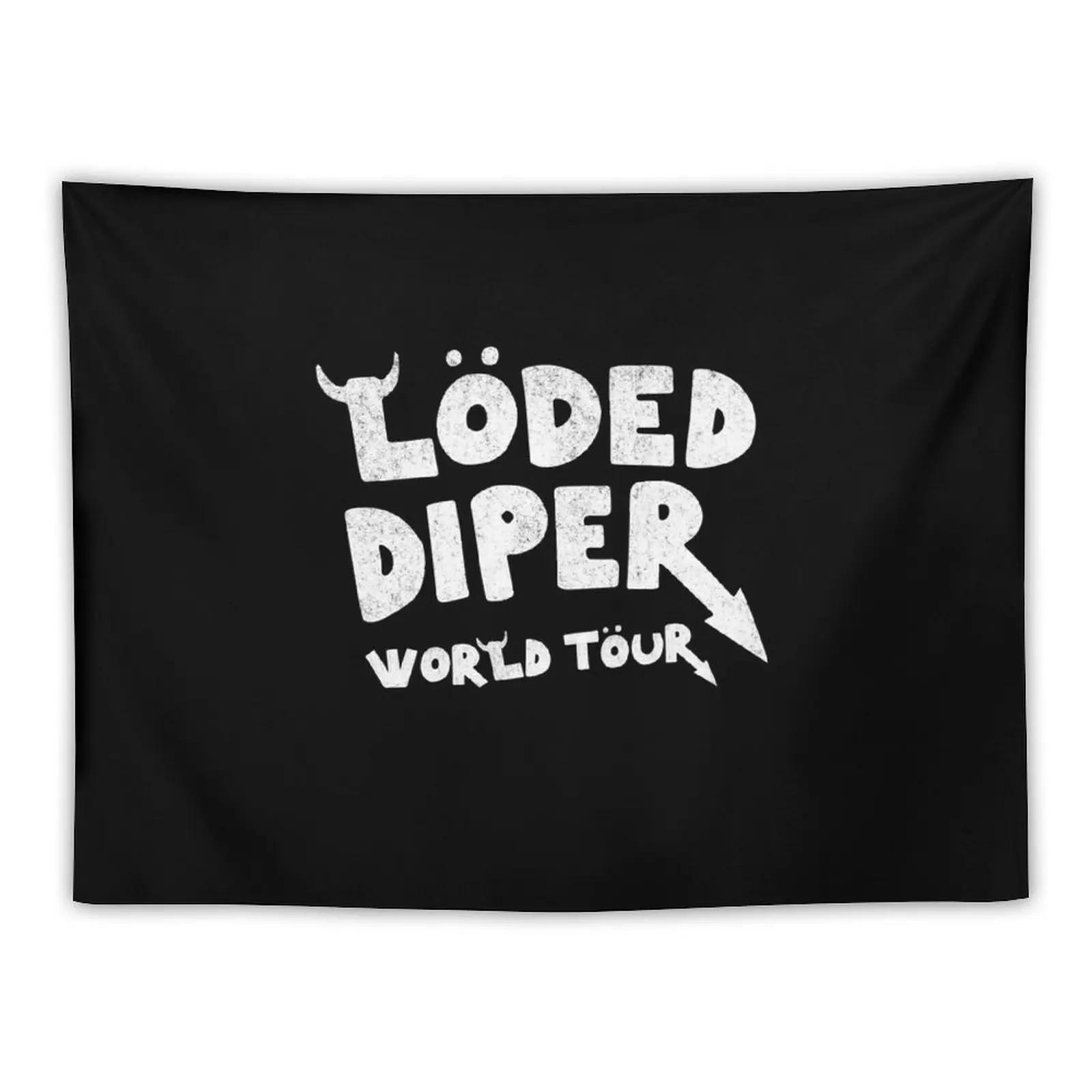 

Loded Diper World Tour - vintage original design Tapestry Funny Custom Wall Decoration Items Tapestry