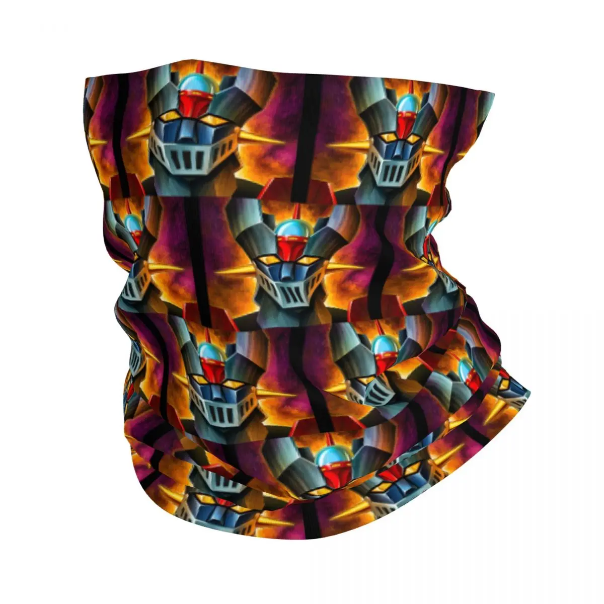 

Mazinger Z Bandana Neck Cover Printed Mask Scarf Warm Cycling Scarf Riding Unisex Adult Windproof