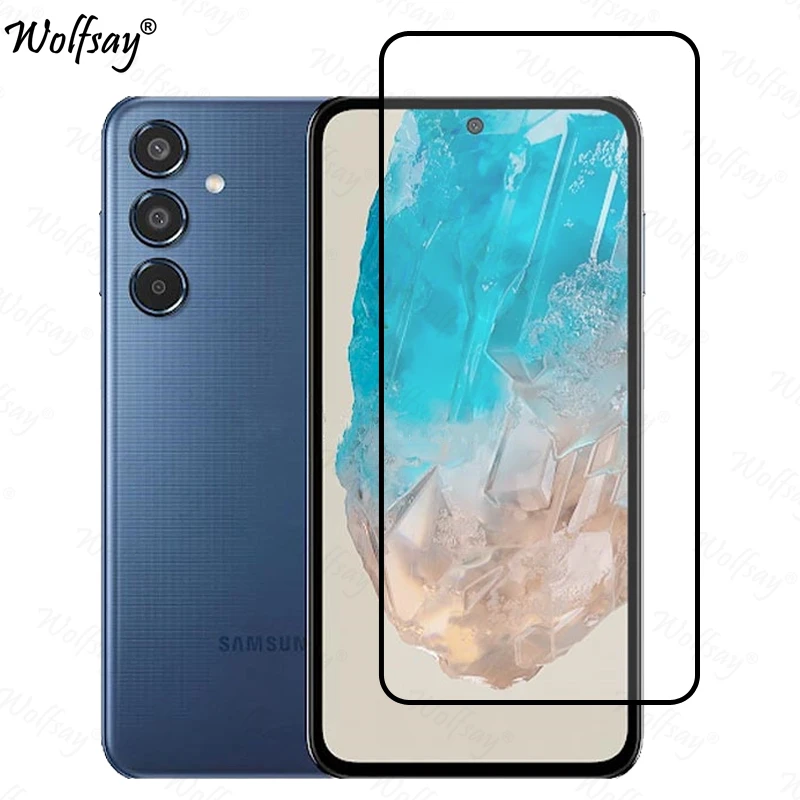 Full Cover Tempered Glass For Samsung Galaxy M35 Screen Protector For Samsung M35 5G Camera Glass For Samsung M35 Glass 6.6 inch