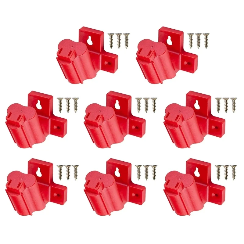 4/8pcs Organizador herramientas eléctricas montaje pared eficiente para sujetar con seguridad M4YD