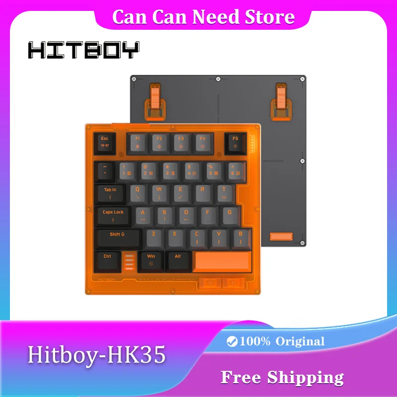 

HITBOY HK35 Magnetic Switch Mechanical Keyboard Wired 8Khz Rapid Trigger 0.005mm 35Keys Esports Gaming Keyboard RBG Windows Mac