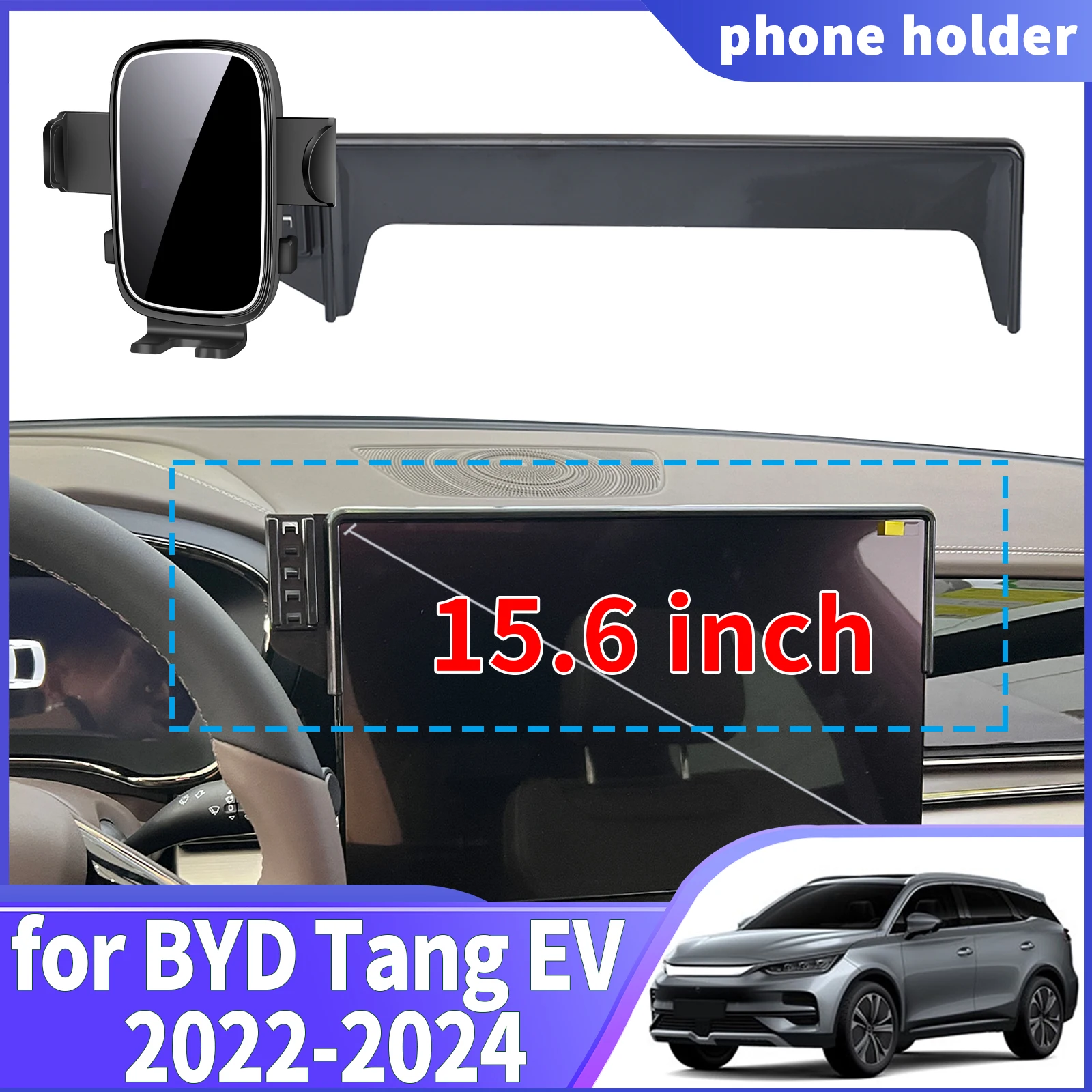 

fit for BYD Tang EV 2022 2023 2024 15.6inch ​​​​​​Navigation Phone Holder Mount Customized Car accessoires