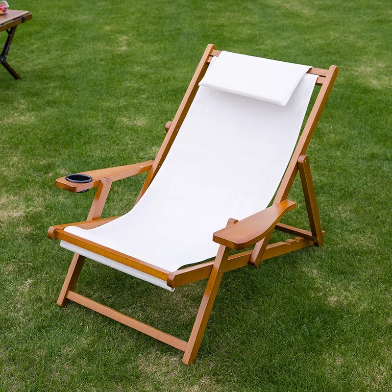

Picnic camping lounge chair leisure lunch break portable beach chair outdoor folding Cool rattan chair factory wholesale