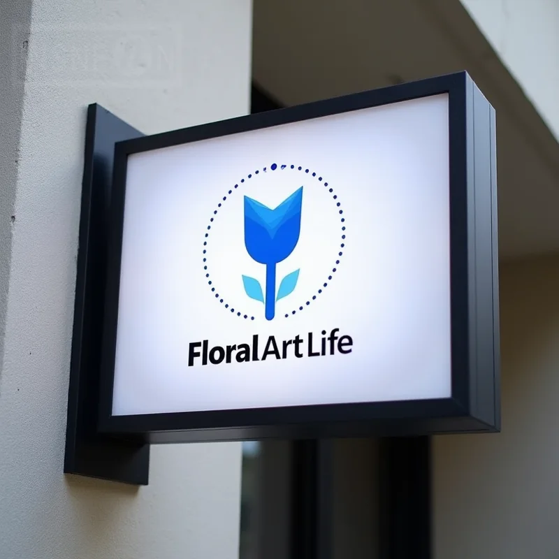 Waterproof Custom Acrylic LED Light Box Outdoor Business Double Sided Storefront Wall Hanging Advertising