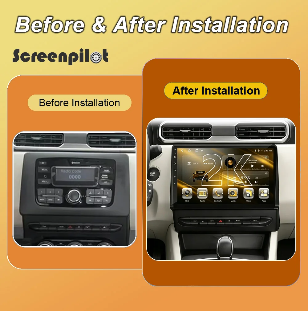 Android 16 Car Radio Stereo For Renault Duster HM 2 II 2020 - 2023 Stereo Head Unit Multimidia Player GPS Carplay Android Auto