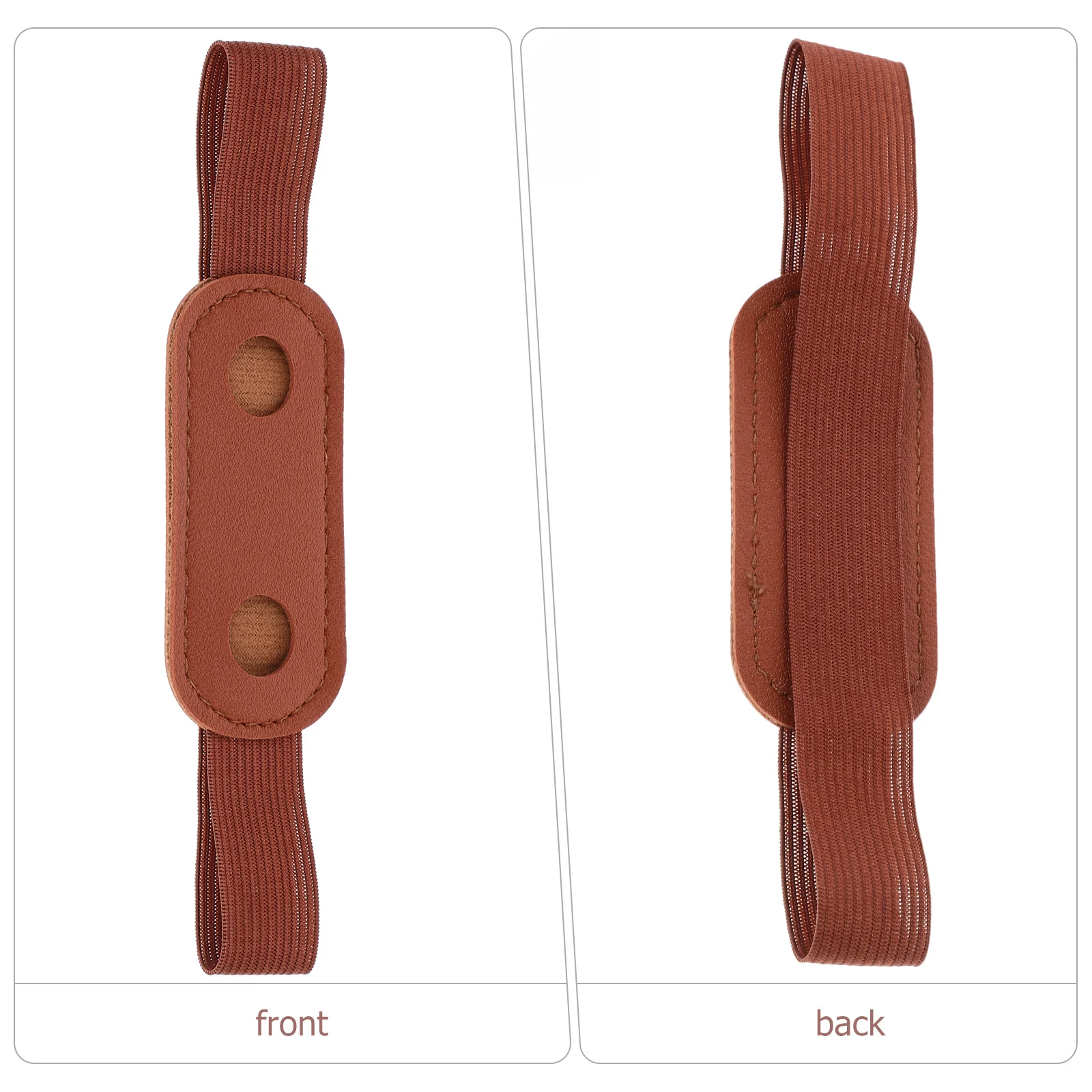 

6Pcs PU Pen Storage Pouch Adjustable Elastic Band for Notebook Journal Pencil Holder PU Pen Sleeves Pencil Holder for Notebook