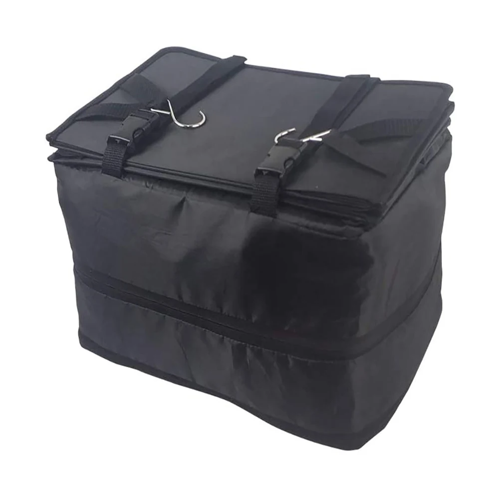 

Three-layer Clothing Storage Bag Bathroom Hanging Organiser Organizer Handbag Clothes Net Folding