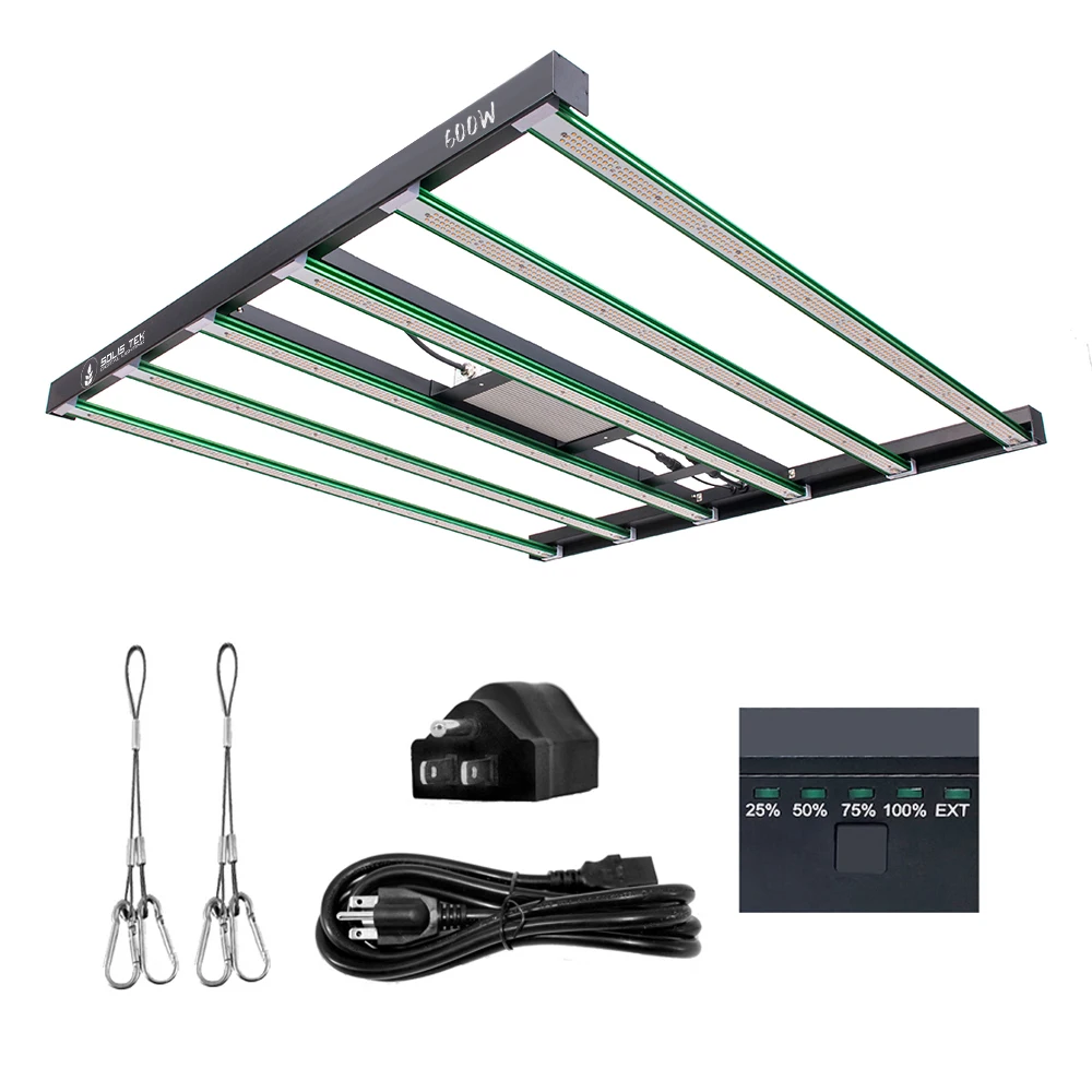Оптовая продажа, светодиодный светильник полного спектра для выращивания растений, 400 Вт, 600 Вт, складной коммерческий контроллер освещения для выращивания растений