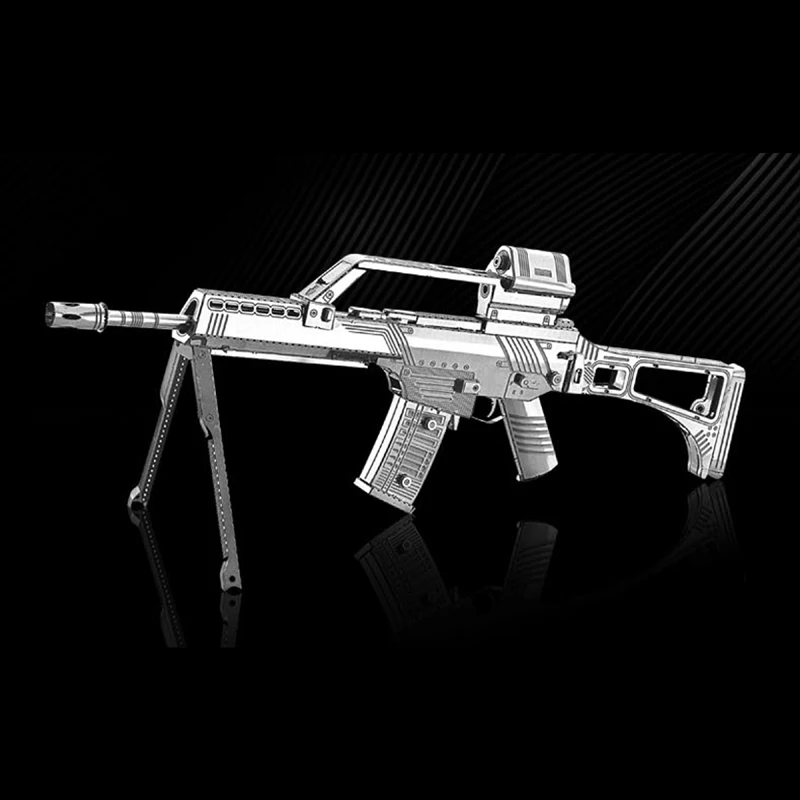 3D Metal Puzzle G36 rifle model KITS Assemble Jigsaw DIY Puzzle Gift Toys For Children