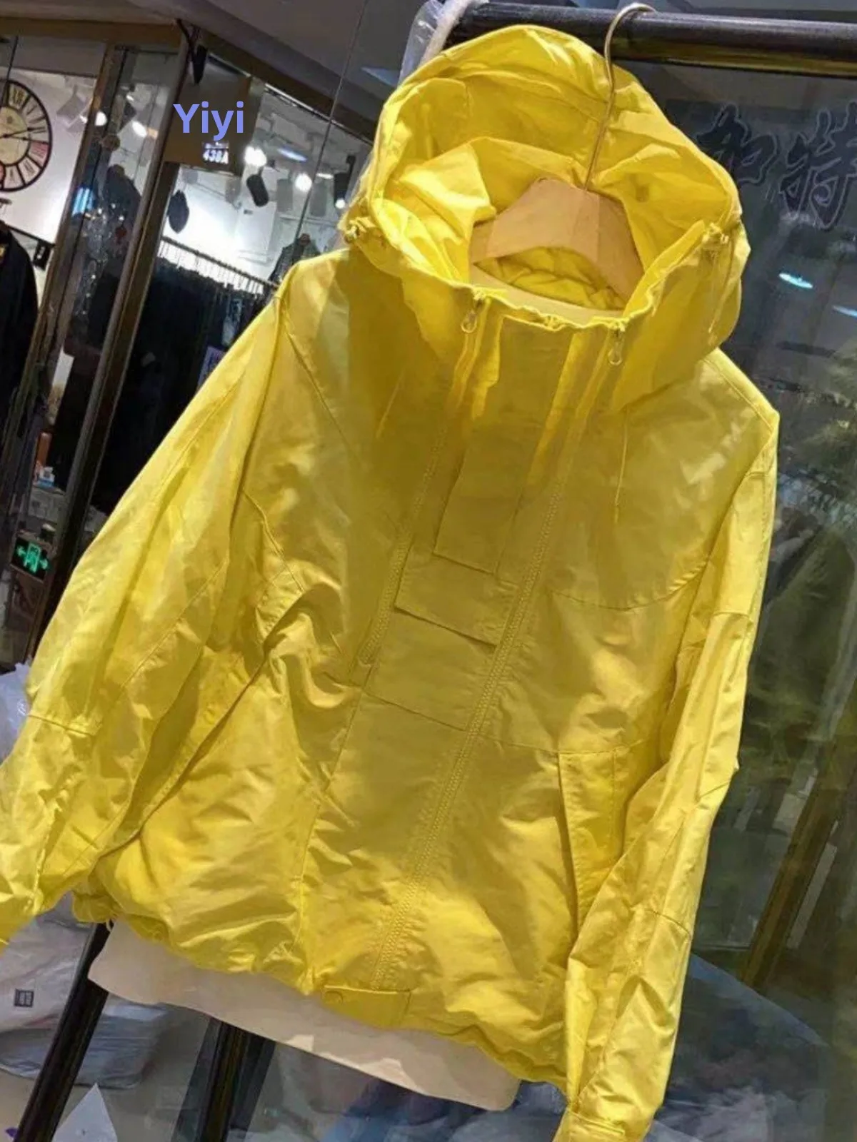 

Large Size 300 Pou Summer Design Hooded Open Cardigan Men's Loose Sun Protection Clothing Zipper Decoration American Sle...