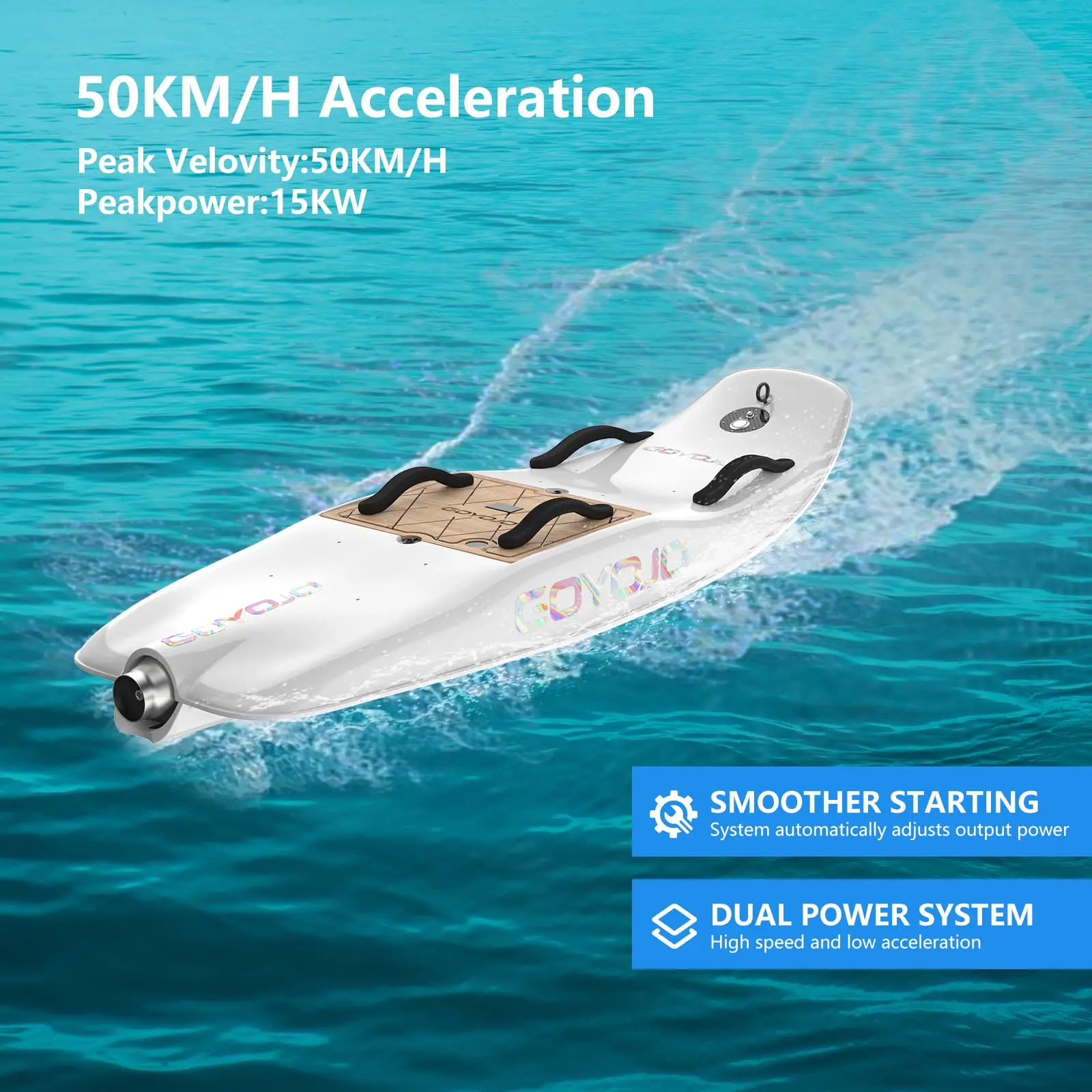 Electric Surfboard,10KW 12KW 15KW High Speed Jet Board Power Engine Water Craft Jet Surf Customizable Graphic Logo Surfboards